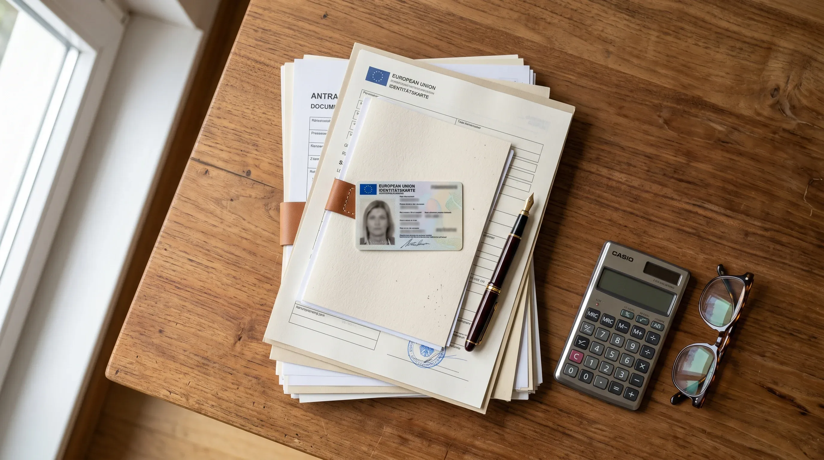 Documente organizate pentru dosarul Casa Verde, extras de carte funciară, certificate fiscale și carte de identitate