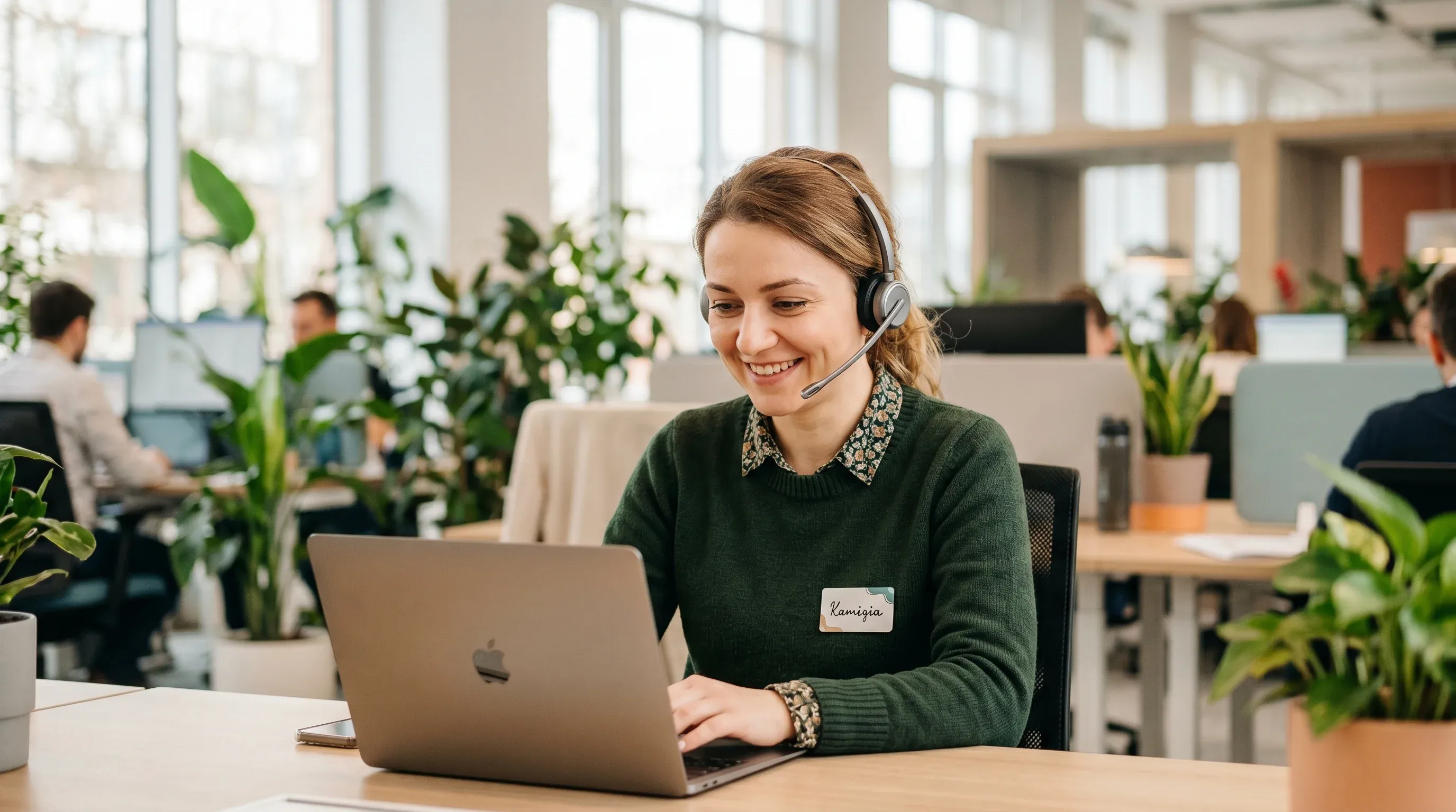 Consultant Baterie Casa Verde la birou, pregătit să preia o consultație despre dosarul AFM 2026